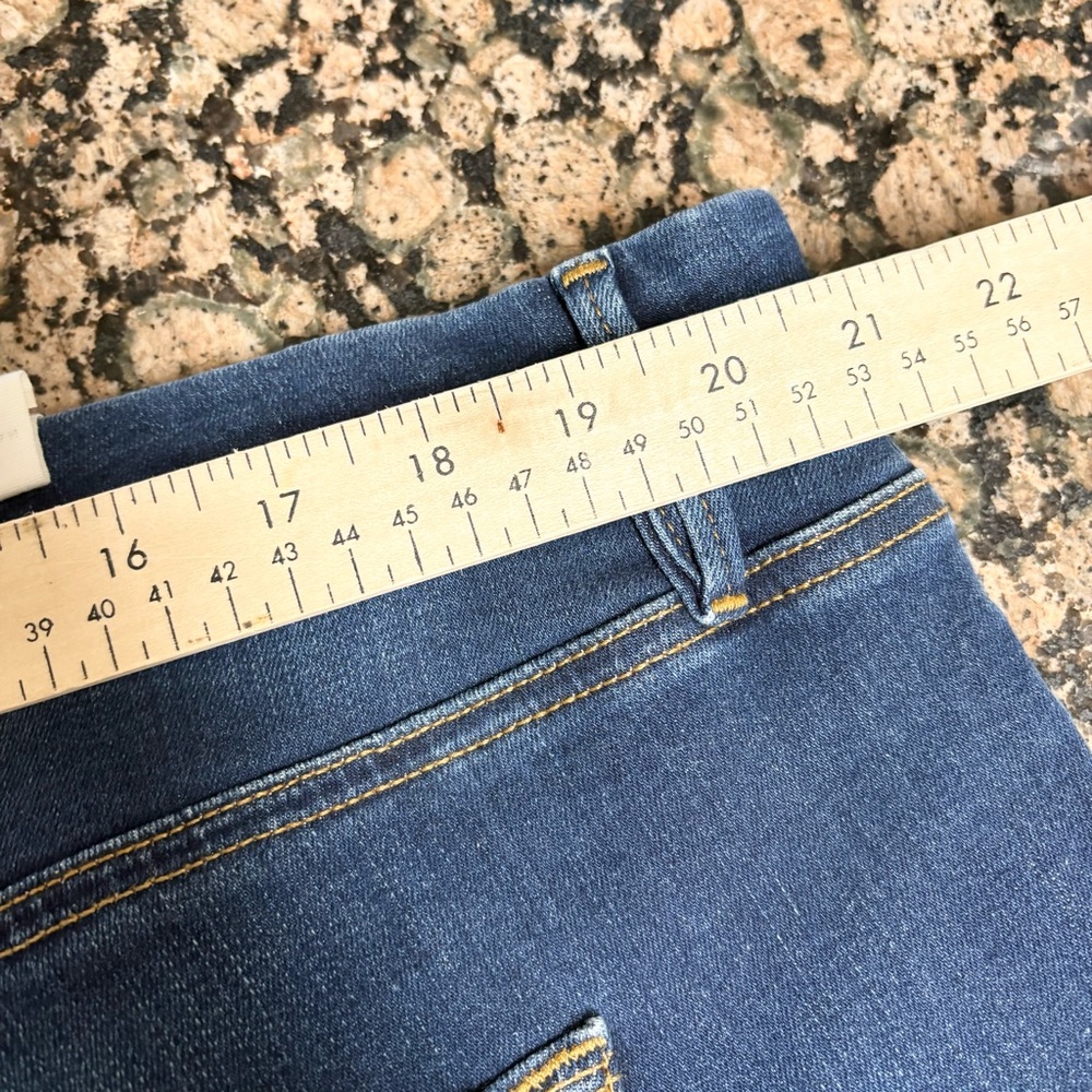 NWT Good American Women's Good Leg Flare Denim Blue Jeans Plus Size 26 - Picture 5 of 7